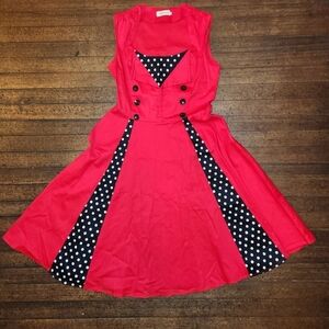 KillReal Rockabilly Pinup Swing Dress